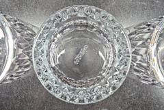 (3) JG Durand Cristal D’Arques Juan Coca Cola Highball Set Crystal Clear Tumbler