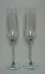 Swarovski CRYSTALLINE Champagne Flutes SOLD IN SETS OF TWO