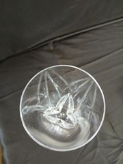 Vintage Champagne Flute Crystal Glass One