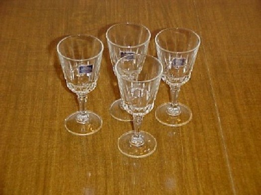 CrisD’Arques Durand Crystal Chantelle / Lady Victoria Cordial Glass Set (4 of)