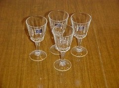 CrisD’Arques Durand Crystal Chantelle / Lady Victoria Cordial Glass Set (4 of)