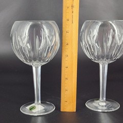 Set of 2 Waterford Crystal Millenium Collection «Love» Toasting Goblets Wine