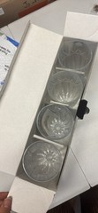Shannon Godinger OLYMPIA Iced Tea Glass Goblet (s) LOT OF 4 Lead Crystal 24%