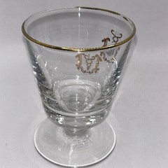 Set of 2 Alchemy 4.25” Glasses Gold Pharmacy Rx Apothecary MCM