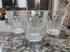 Set Of 3 Libbey DuraTuff GIBRALTAR CLEAR 4 oz. On The Rocks Glasses