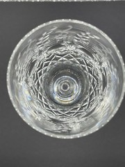 Gallia By Rogaska (2) Floral Design Flutes Blown Cut And Polished Glass 8-1/4″