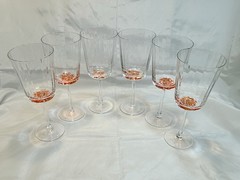 Rare Chin-Chin Stemware by ANTHROPOLOGIE WINE STEMWARE Set of 6 Beautiful
