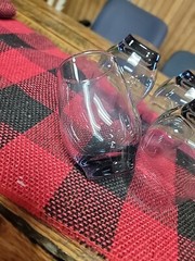 Set of 4 Vintage Libbey 4″ Glass Juice Tumblers Tempo Cobalt Blue Roly Poly