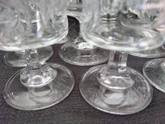 Vintage Cristal DArques Versailles Wine Water Glasses Goblets 18 Piece Set