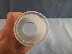 Federal Oklahoma State Souvenir Frosted Glass Tumbler INV2