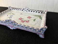 Rectangular Tray Emile Gallé Attributed To Saint Clément Manufacture