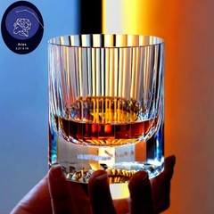 12 Zodiac K9 Lead-free Crystal Old Fashioned Tumbler Home Bar Gift