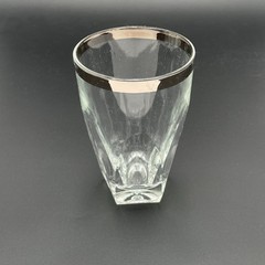 Vintage Silver Band Mid Century Modern Glasses YOU CHOOSE