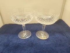 Set of 2 Lenox Crystal Beacon Hill Champagne/Tall Sherbets LK