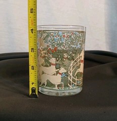 Cera Vintage Tumbler Glass, Unicorn in Captivity Tapestry MCM Collectible