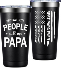 Father’s Day Gifts from Kids, 20oz Stainless Steel Tumbler, Hot Cold Insulated