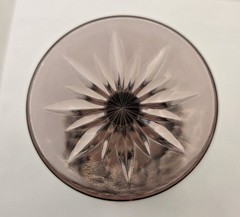 One Hazel Atlas Moroccan Amethyst Stemmed Sherbert Glass