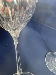 shannon crystal glasses Large Chelsea Ballon Wine Goblets Stems Pair