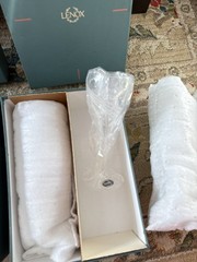Lenox Crystal WINDSWEPT Wine Glasses – Set of Four new in original box(es).