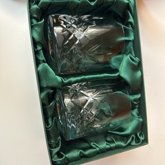 Hemswell Crystal Glasses , Set Of Two , Box Included
