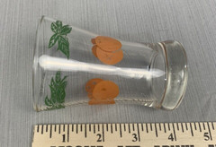 Anchor Hocking Vintage 4oz Juice Glass, Clear with Oranges, replacement glasses