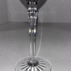 Lenox Clarity Platinum Silver Rim 8” Tall 4oz Wine Glasses