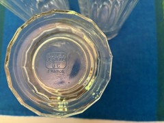1 ONE Vtg DANSK Designs Gustav Crystal Highball Glass Paneled Clear France