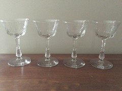 Libbey Rock Sharpe Raindrop Cut #3007 Stem Liquor Cocktail(s)