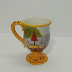 Certified International Ceramic Goblet Jennifer Brinley