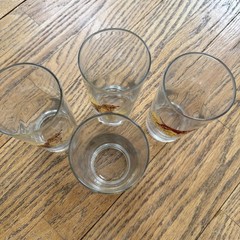 Vintage Drinking Glasses Hunting Dogs