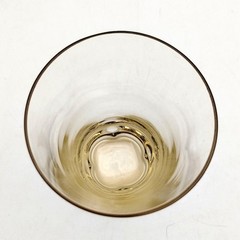 Skruf Sweden Ingrid Uranium Cordial Juice Flat Glasses (4) Gulli Gold 4oz