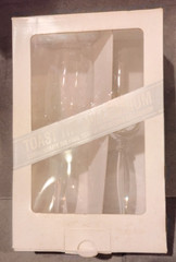 Pair of 2 TOAST THE MILLENNIUM Toasting Flutes by Mikasa, Unused 1999 Product