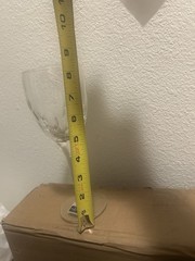Set of 2 Waterford John Rocha Dot Imprint Water Goblets 8 1/2” NEW W/Box