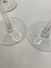 Vintage Fostoria Versailles Set Of 6 Pink (Rose) Etched Water Goblet 8 1/4″H