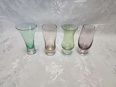 Lenox Gems Cordial Shot Glasses Assorted Colors *See Photos **Read Description!
