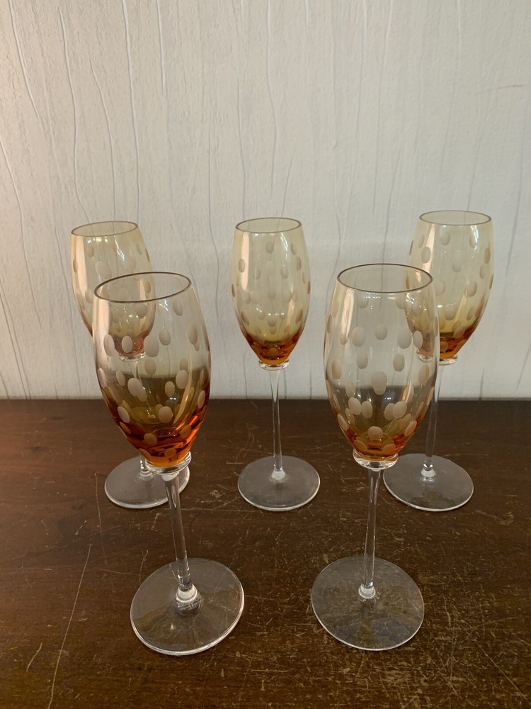 lot of Saint Louis crystal champagne flutes for Hermes (lot price)