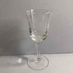 Vintage Sasaki Etched Wheat Crystal Cordial Drambuie Glasses 1 Oz Clear 4″ Set 4