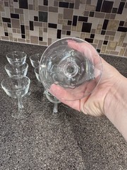 Set of 10 Vintage Libbey #3002 Pillar Stem Cocktail Glasses + 1 Spare