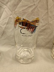 Lot Of 7 Vintage Fly Fishing Lures High Ball Glasses