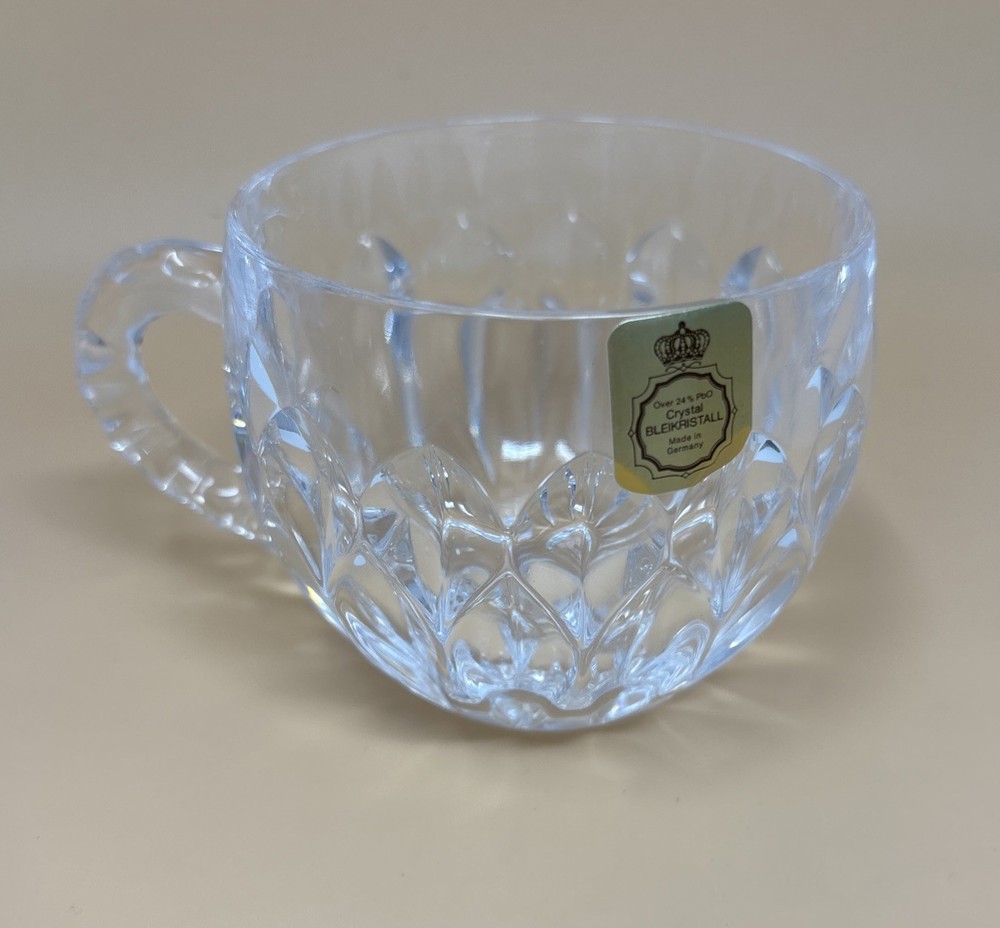 Bleikristall – Over 24% PbO Crystal – Made in Germany – 1 Punch Bowl Cup