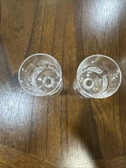 Set Of 2 Cristal D’Arques 24% Lead Crystal From France Wineglasses/Goblets