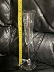 Orrefors Crystal Champagne Bell Flutes Millennium Bells by Erika Lagerbielke 6