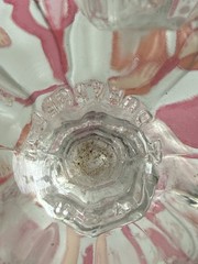 9 Libbey Dura Tuff Gibraltar Paneled Round Clear Iced Tea Sundae Glasses Goblet