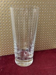 Mikasa Cheers Highball Glass Set of 3 – 19.75 oz Etched Crystal Drinkware 7 1/4”