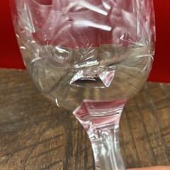 Tiffin Franciscan Blair House #17594 Air Bubble Stem 6 7/8” Water Goblet(s)