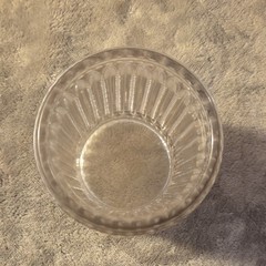 Antique EAPG Beaded Arches Glass Pickle Castor Insert Clear Victorian c1890