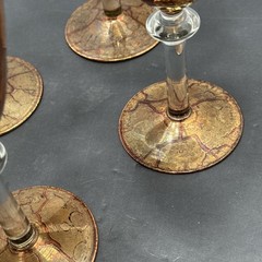 4 Rimmington Vian Goblets Hand Made In England