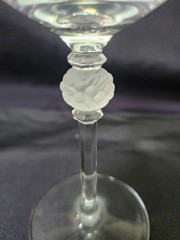 5 x Mikasa Crystal Promises Wine Glasses 4 x Wine, 1 x Water Frosted Ball Stem