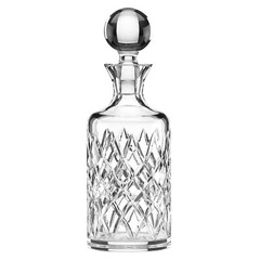 Lenox Irish Spring Crystal Mackenna Decanter & Stopper Diamond Cut Ireland NEW