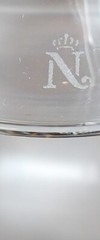 EXQUISITE RARE NACHTMANN LICHTCRYSTAL CRYSTAL FROSTED RAM HEAD 10″ WINE GLASS